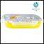 stainless steel square insulated food packaging lunch box with pp plastic cover for children                        
                                                Quality Choice