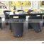 outdoor rattan garden dining furniture table and 6 chairs