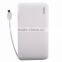 New Product 6000mah Portable Power Bank Charger Li-polymer Battery Power Bank