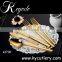 gold flatware, wholesale cutlery set, gold fork spoon and knife