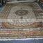 price turkish knot tabriz 100%silk carpet handmade double knots