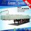 80tons heavy duty beverage transporting side panel 3 axles 40ft flatbed cargo food truck trailer