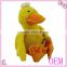 Factory high quality soft plush small duck toy for baby