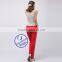 Custom polyester cotton womens jogger pants with pocket