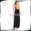 Alibaba Garment Lace Halter Black Maxi Dresses Fashion Design