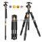 Q999 63'' 15KG Load Professional Diamond Design Photo Tripod Monopod for DSLR Digital Camera Aluminium Portable Traveling Tripod                        
                                                Quality Choice