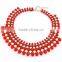 Fashion Jewelry Europe and America Fashion Elegant Shining All-match Crystal and Resin Alloy Charm& Statement Necklace in Stock