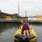 Sun Life inflatable kayak fishing with 2 clear polycarbonate windows