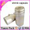 Yason heat shrink cap sealing aluminum foil wine cap pvc wine capsules