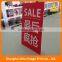 2016 Outdoor portable shop advertising plastic poster board
