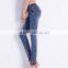 Ladies Stylish Sexy Tight Jeans With Broken Holes Washing Pants Women