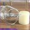 Wedding hotel tableware long stem clear candle holder