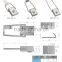 SK3-081 Made in china stainless steel flat draw latch
