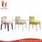 Hot sale cheap used living room dining chair with metal legs for sale