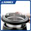 SUNNEX Low Price Stylish Black Polypropylene Body Aluminum Water Jacket Buffet Service 10Ltr. Electric Soup Kettle