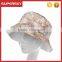 A-1336 Lady Outdoor Flower Bucket Cap Women Floral Print Cap Hawaii Beach Bucket Hat