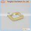 High quality Zinc alloy metal square ring for bag or coats