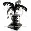 exquisite design black cubic tree shaped countertop acryic body piercing jewelry display/bracelet holder/earring display stand