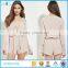 2016 Summer Ladies Lace-Up Gauze Romper For Sexy Women