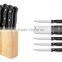 6PCS steak knife set with knife block