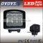 Square 5.2'' 90w led work light for driving spot led off road light for truck, atv, suv,heavy duty