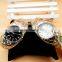 Charming time silver tone mother-of-pearl bangle watch women 2015