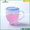 250ml Frosted Drinking Glass Cups With Handle