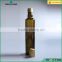 500ml 750ml round glass oil vinegar bottle with lid