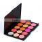 High quality Waterproof 15 color glitte eyeshadow powder palette