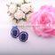 2016 Trendy high quality crystal cheap fashion earring designs new model stud earrings/