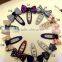 MS81091C Korean Style Kids Girls Sweet Bowknot Hair Accessories Flower Design Hairpin