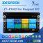 3G Phone GPS DVD BT car stereo for Peugeot 307 with Win CE 6.0 system 800MHz MCU