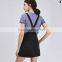 latest denim dress tops girls denim overalls fashion denim dress JXQ762