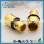 Silver gold plated audio fuse holder 10*38 mm glass fuse big fuse China factory direct sales