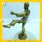 Metal athlete sculpture home decoration