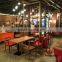 Half round and long Commercial furniture restaurant leather booth YK70200