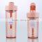 BPA Free clear plastic joyshaker drinking water bottle with handle
