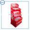 Economic retail store shelf ready display,cardboard expositor snacks display factory