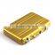luxury gold silver mini aluminum name card holder for bussiness