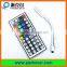 DC 5V-24V input 6A output 44 keys remote control mini rgb LED controller/dimmer