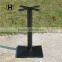 Cast iron table base, foshan factory direct sale, square table base for two