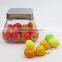 Kitchenware Square Glass Canister Jar with Metal Lid