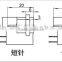 AC power socket panel mount,2.1mm x 5.5mm Female 12 V DC Connectors