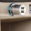Dual USB-Port Car Charger for iphone 6 6s Stainless Steel Safety Hammer