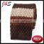 new arrival mens three shades of brown knitted tie KT047