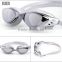 2016 Professional Electroplated Silicone+PC Adult Swimming Goggles Anti Fog Swimming Goggles Glasses