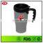 14oz plastic wholesale thermos mug with handle