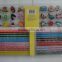 Hot sales 24 pcs standard color pencils and erasers for children