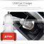 BoostDrive 36W 7.2A 3-Port Premium Aluminum USB Car Charger with SmartID Technology