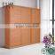 Scientific internal structure bedroom closet wood wardrobe cabinets